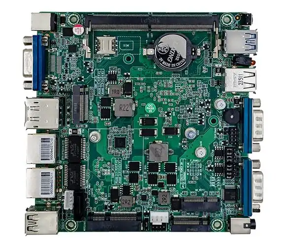 What motherboard does Advantech use for its industrial computers? | Weyland