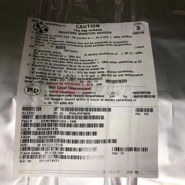 Intel EPM7064SLC84-10N Picture two