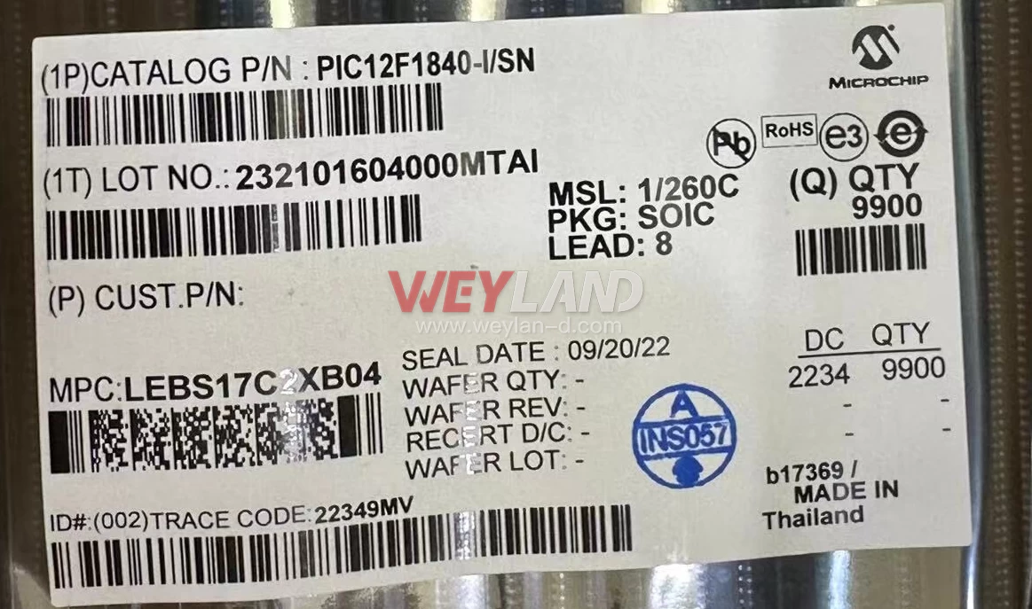 Microchip PIC12F1840-I/SN