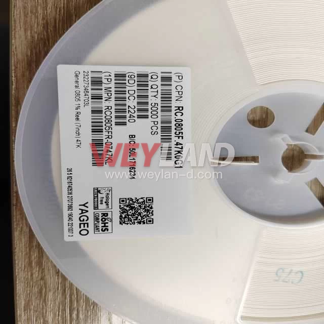 YAGEO Semiconductor RC0805FR-0747KL Picture two