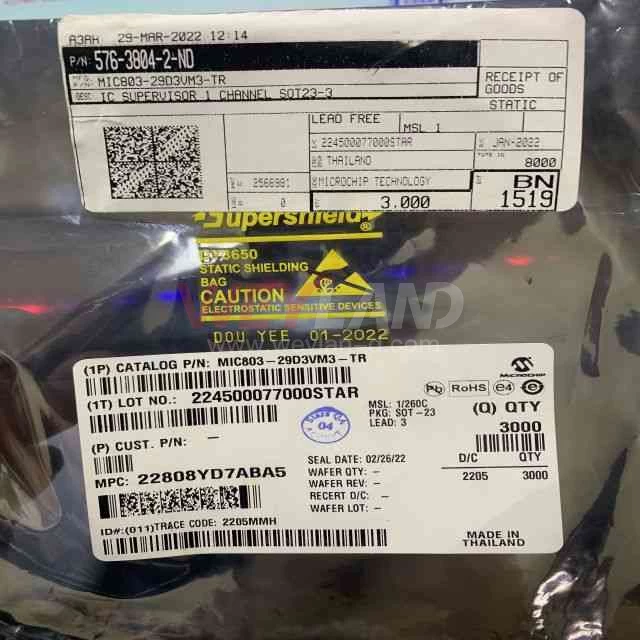 Microchip MIC803-29D3VM3-TR Picture three