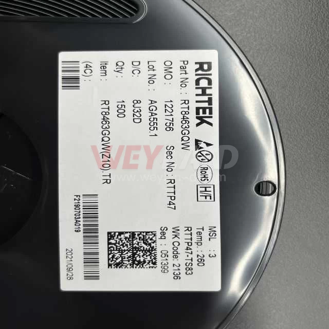 Richtek Datasheet RT8463GQW Picture two