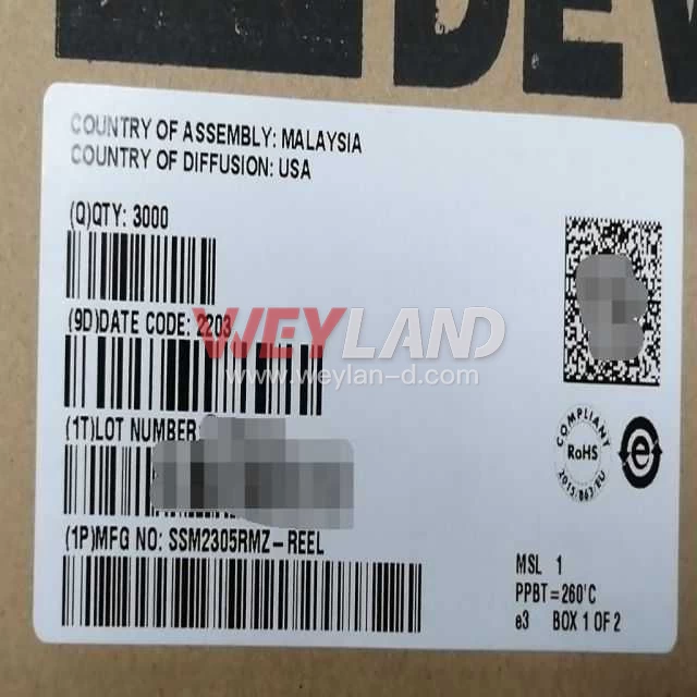 Analog Devices SSM2305RMZ-REEL7 Picture two