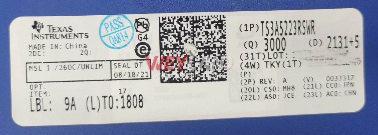 Texas Instruments TS3A5223RSWR