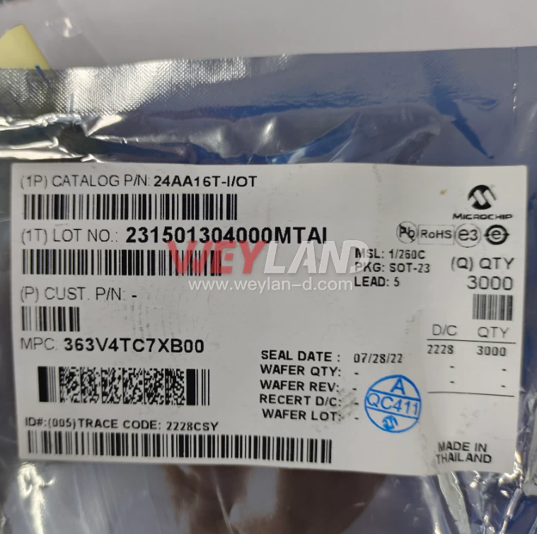 Microchip 24AA16T-I/OT
