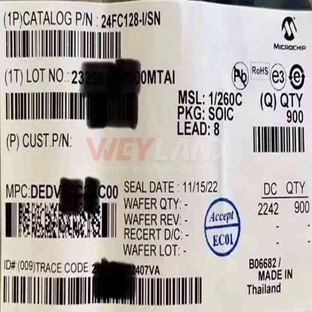 Microchip 24FC128-I/SN Picture two